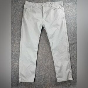 Levi's 502 Jeans Mens 40x32 Gray Denim Streetwear All Day Comfort Tapered Leg